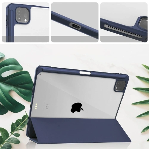Kup Bizon Caz Tab Clear Matt Apple iPad Pro 11 2022/2021/2020/2018 albastru marin - BIZ72 - {ean13} - Sklep Home Screen