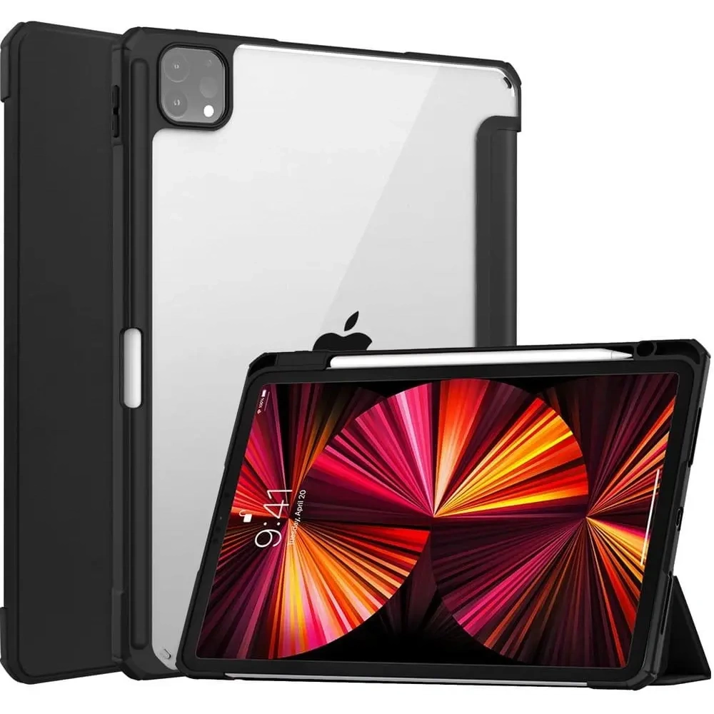 Etui Bizon Case Tab Clear Matt do Apple iPad Pro 11 2022/2021/2020/2018 czarne