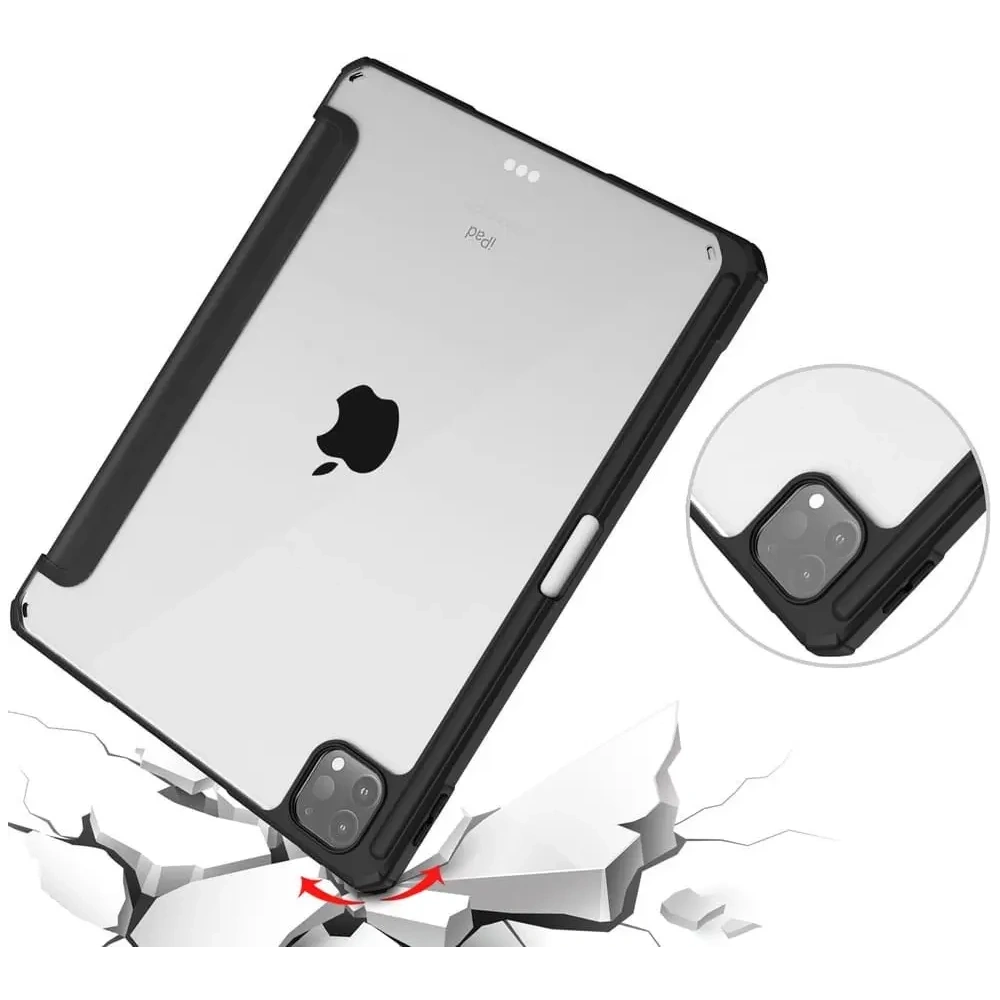 Etui Bizon Case Tab Clear Matt do Apple iPad Pro 11 2022/2021/2020/2018 czarne