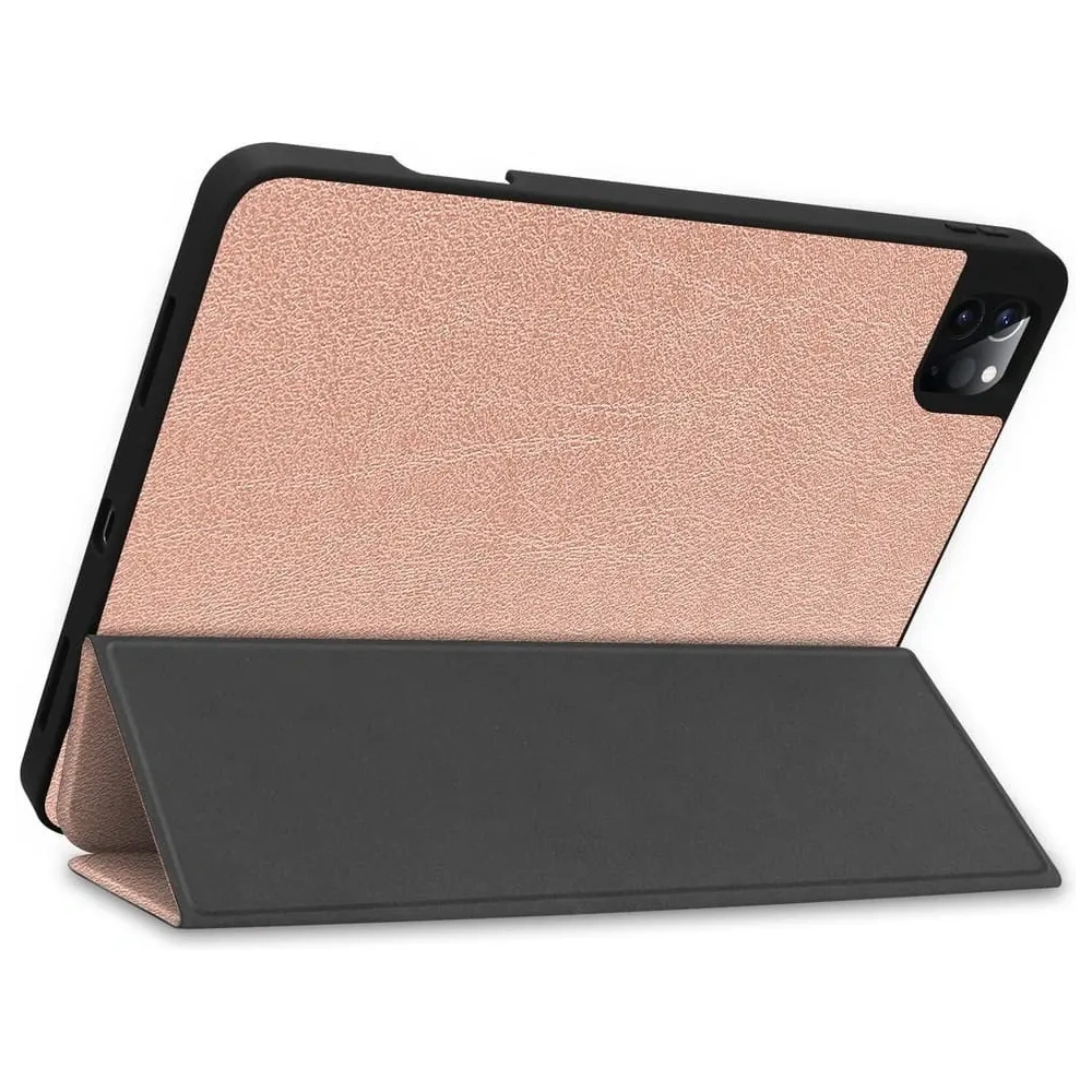 Etui Bizon Case Tab Lizard do Apple iPad Pro 11 2022/2021/2020/2018 różowozłote
