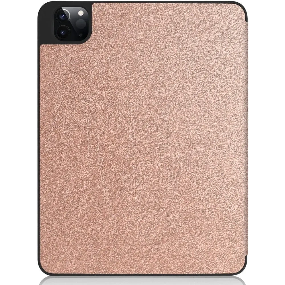 Etui Bizon Case Tab Lizard do Apple iPad Pro 11 2022/2021/2020/2018 różowozłote