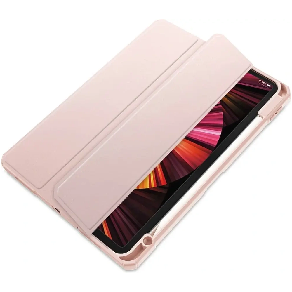 Etui Bizon Case Tab Clear Matt do Apple iPad Pro 11 2022/2021/2020/2018 różowozłote