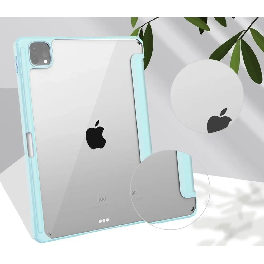 Etui Bizon Case Tab Clear Matt do Apple iPad Pro 11 2022/2021/2020/2018 błękitne