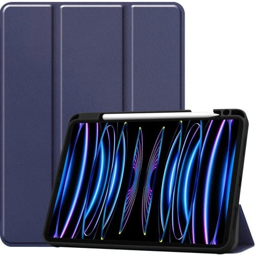 Kup Bizon Case Tab Lizard Apple iPad Pro 11 2022/2021/2020/2018 albastru închis - BIZ79 - {ean13} - Sklep Home Screen