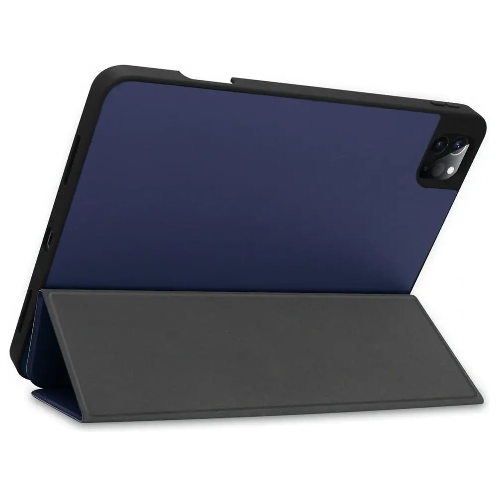 Etui Bizon Case Tab Lizard do Apple iPad Pro 11 2022/2021/2020/2018 granatowe