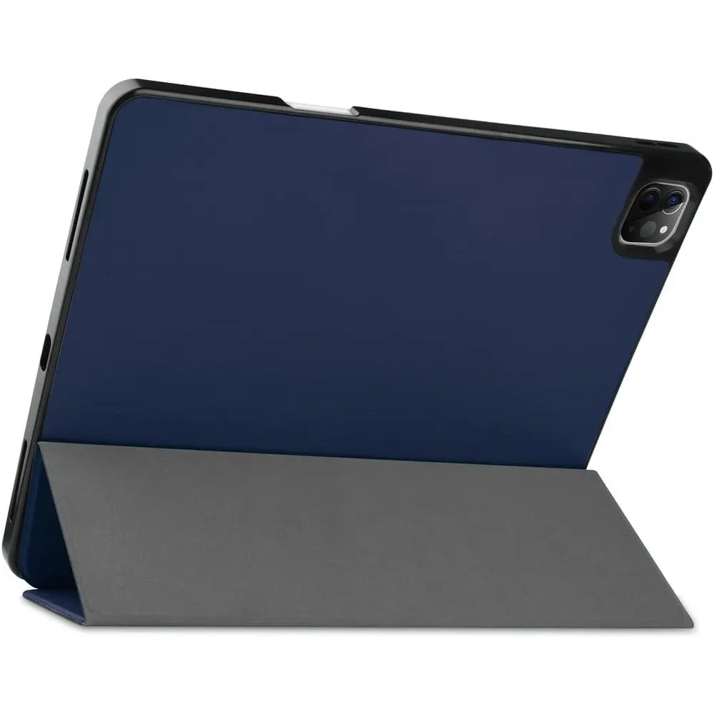 Etui Bizon Case Tab Lizard do Apple iPad Pro 12.9 2022/2021/2020/2018 granatowe