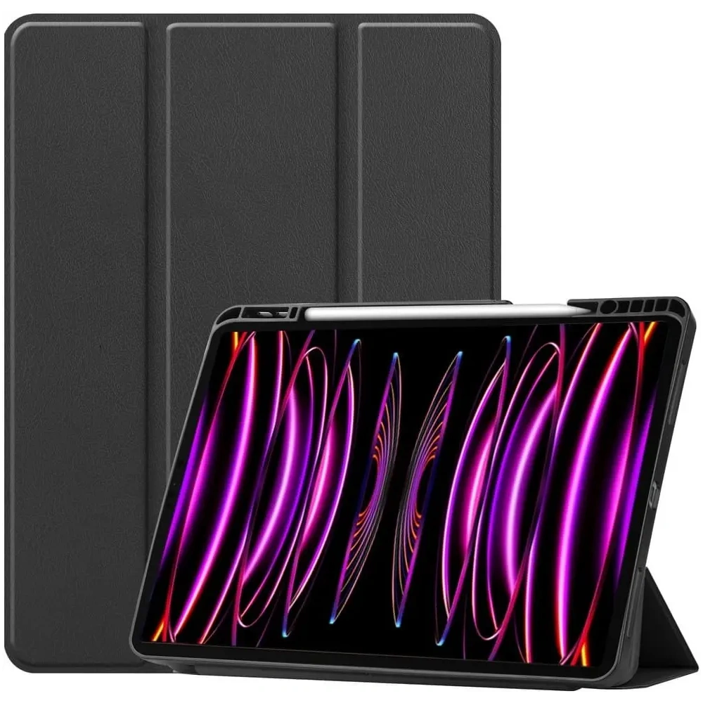 Etui Bizon Case Tab Lizard do Apple iPad Pro 12.9 2022/2021/2020/2018 czarne