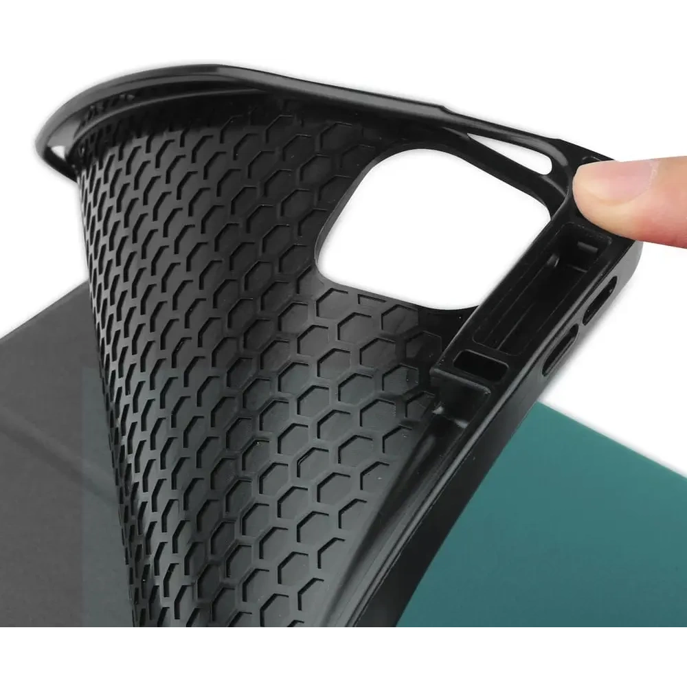 Etui Bizon Case Tab Lizard do Apple iPad Pro 12.9 2022/2021/2020/2018 ciemnozielone