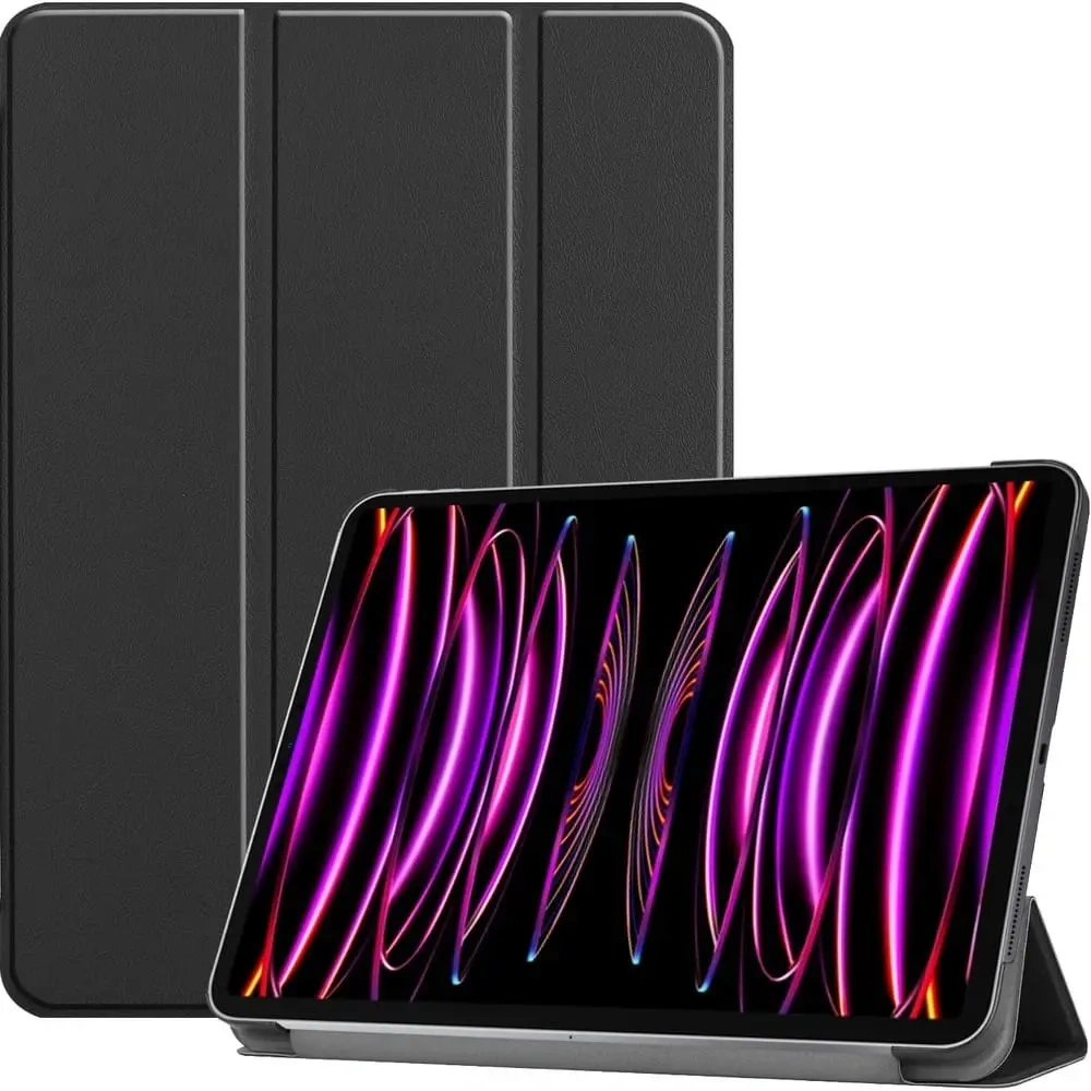 Etui Bizon Case Tab Croc do Apple iPad Pro 12.9 2022/2021/2020/2018 czarne