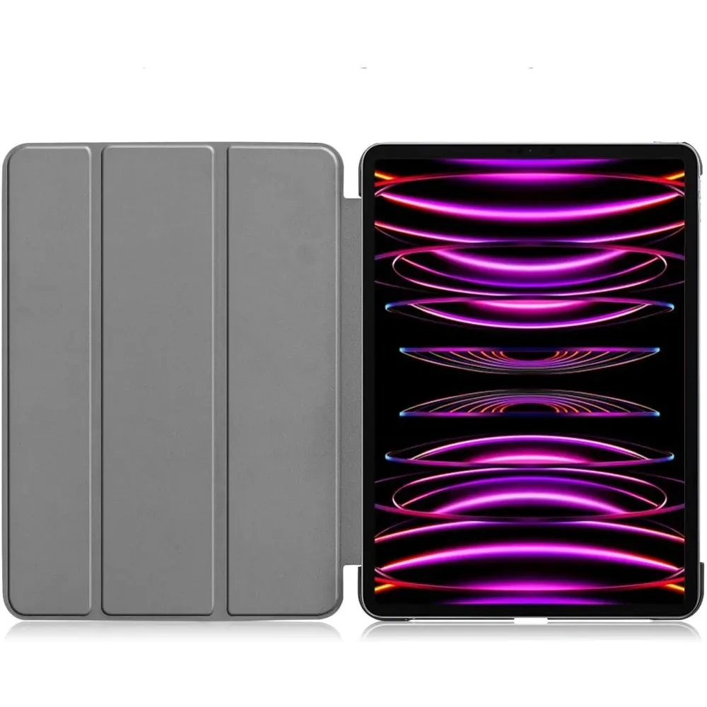 Etui Bizon Case Tab Croc do Apple iPad Pro 12.9 2022/2021/2020/2018 czarne