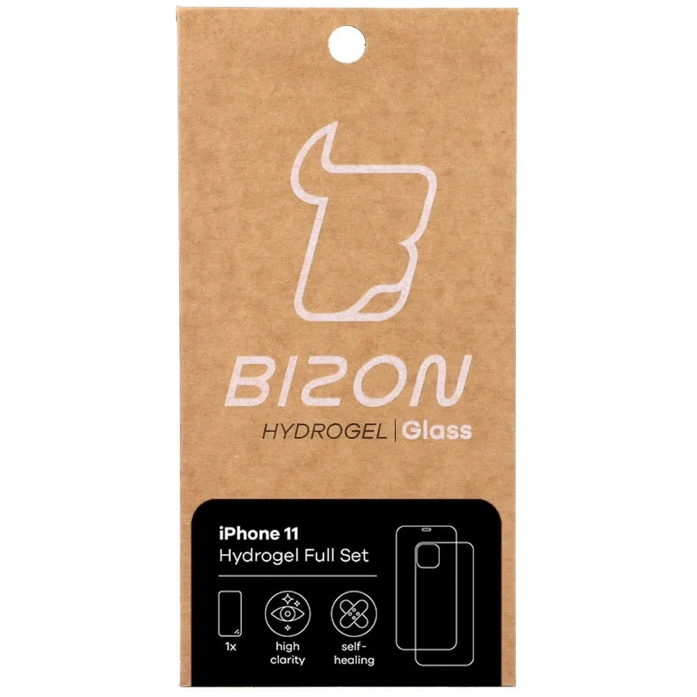 Folia hydrożelowa na tył i przód Bizon Glass Hydrogel Apple iPhone 11