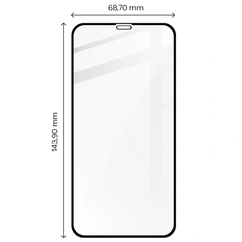 Kup Szkło hartowane Bizon Glass Edge do Apple iPhone 11 / XR czarne - BIZ89 - {ean13} - Sklep Home Screen