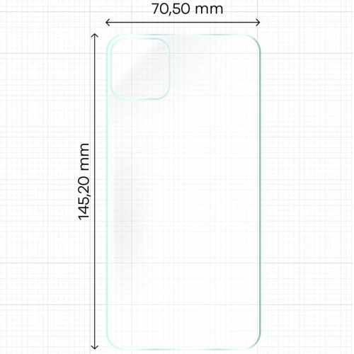 Kup Fólie hydrogelová na zadní stranu Bizon Glass Hydrogel Apple iPhone 11 [2 PACK] - BIZ92 - {ean13} - Sklep Home Screen