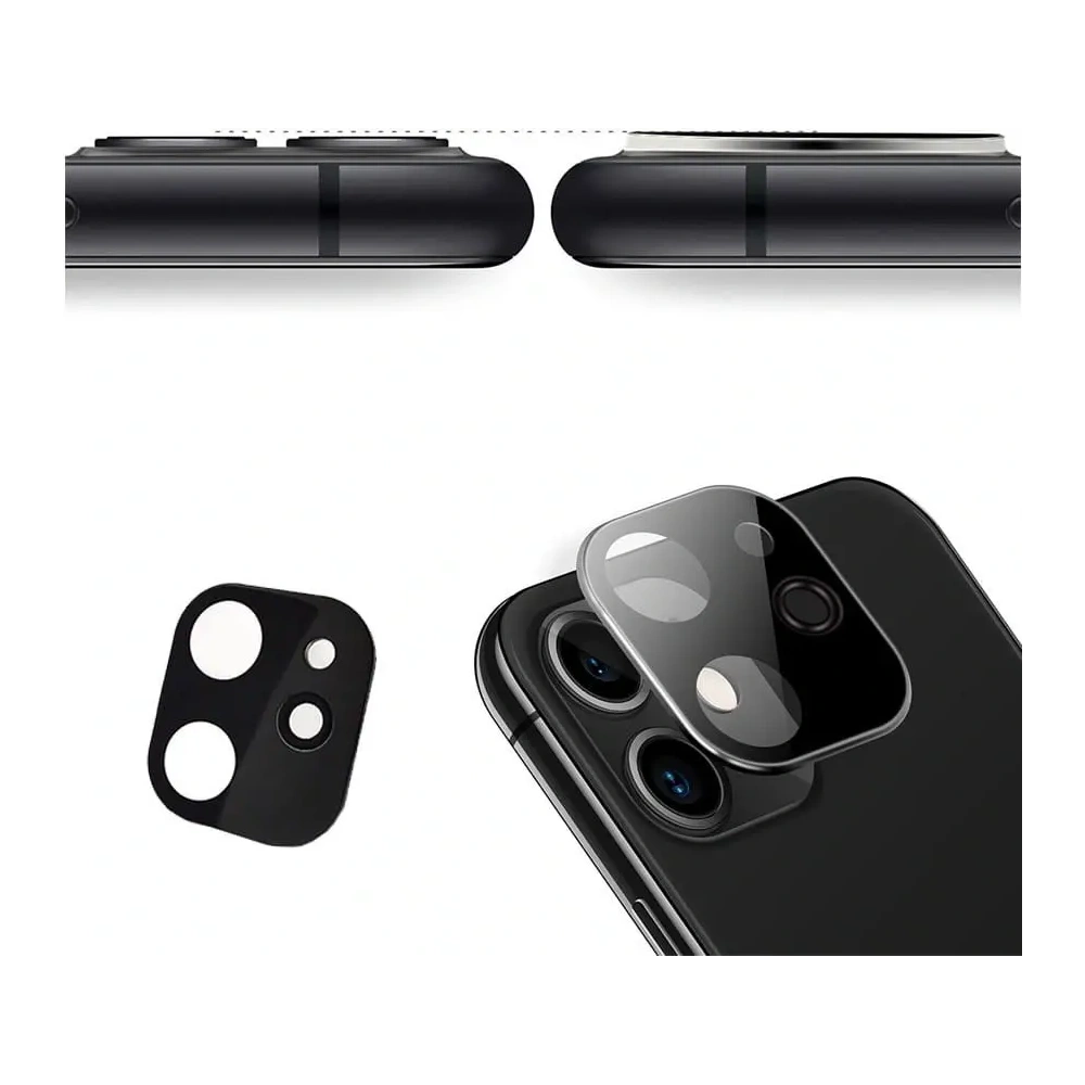 Szkło hartowane Bizon Glass Clear - 3 szt. + obiektyw Apple iPhone 11