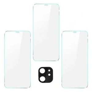 Kup Tvrzené sklo Bizon Glass Clear - 3 ks + objektiv Apple iPhone 11 - BIZ93 - {ean13} - Sklep Home Screen