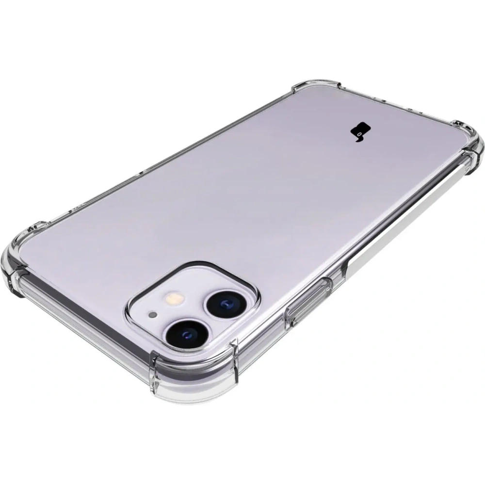 Etui + 2x szkło na ekran + obiektyw Bizon Case Clear Pack do Apple iPhone 11 przezroczyste