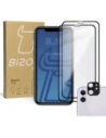 Bizon Glass Edge CF edzett üveg - [2 PACK] + lencsevédő Apple iPhone 11 fekete