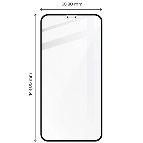 Kup Bizon Glass Edge CF edzett üveg - [2 PACK] + lencsevédő Apple iPhone 11 fekete - BIZ95 - {ean13} - Sklep Home Screen