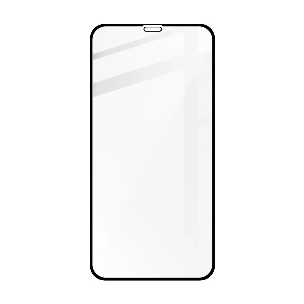 Szkło hartowane Bizon Glass Edge CF - [2 PACK] + ochrona na obiektyw Apple iPhone 11 czarne