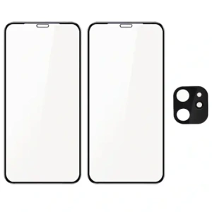 Kup Szkło hartowane Bizon Glass Edge CF - [2 PACK] + ochrona na obiektyw Apple iPhone 11 czarne - BIZ95 - {ean13} - Sklep Home Screen
