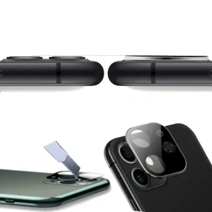 Kup Szkło hartowane Bizon Glass Edge CF - [2 PACK] + ochrona na obiektyw Apple iPhone 11 czarne - BIZ95 - {ean13} - Sklep Home Screen