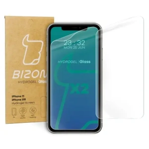 Kup Bizon Glass Hydrogel Apple iPhone 11 / XR [2 PACK] - BIZ97 - {ean13} - Sklep Home Screen