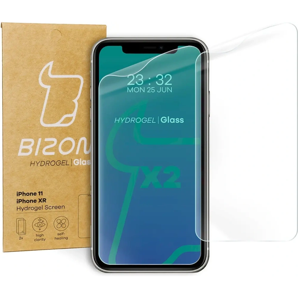 Folia hydrożelowa na ekran Bizon Glass Hydrogel Apple iPhone 11 / XR [2 PACK]