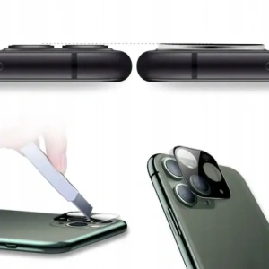 Kup Szkło hartowane Bizon Glass Edge - [2 PACK] + ochrona na obiektyw Apple iPhone 11 Pro czarne - BIZ98 - {ean13} - Sklep Home Screen