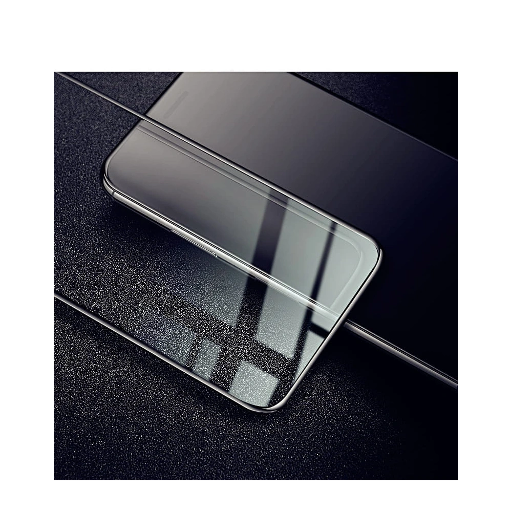 Szkło hartowane Bizon Glass Edge - [2 PACK] + ochrona na obiektyw Apple iPhone 11 Pro czarne