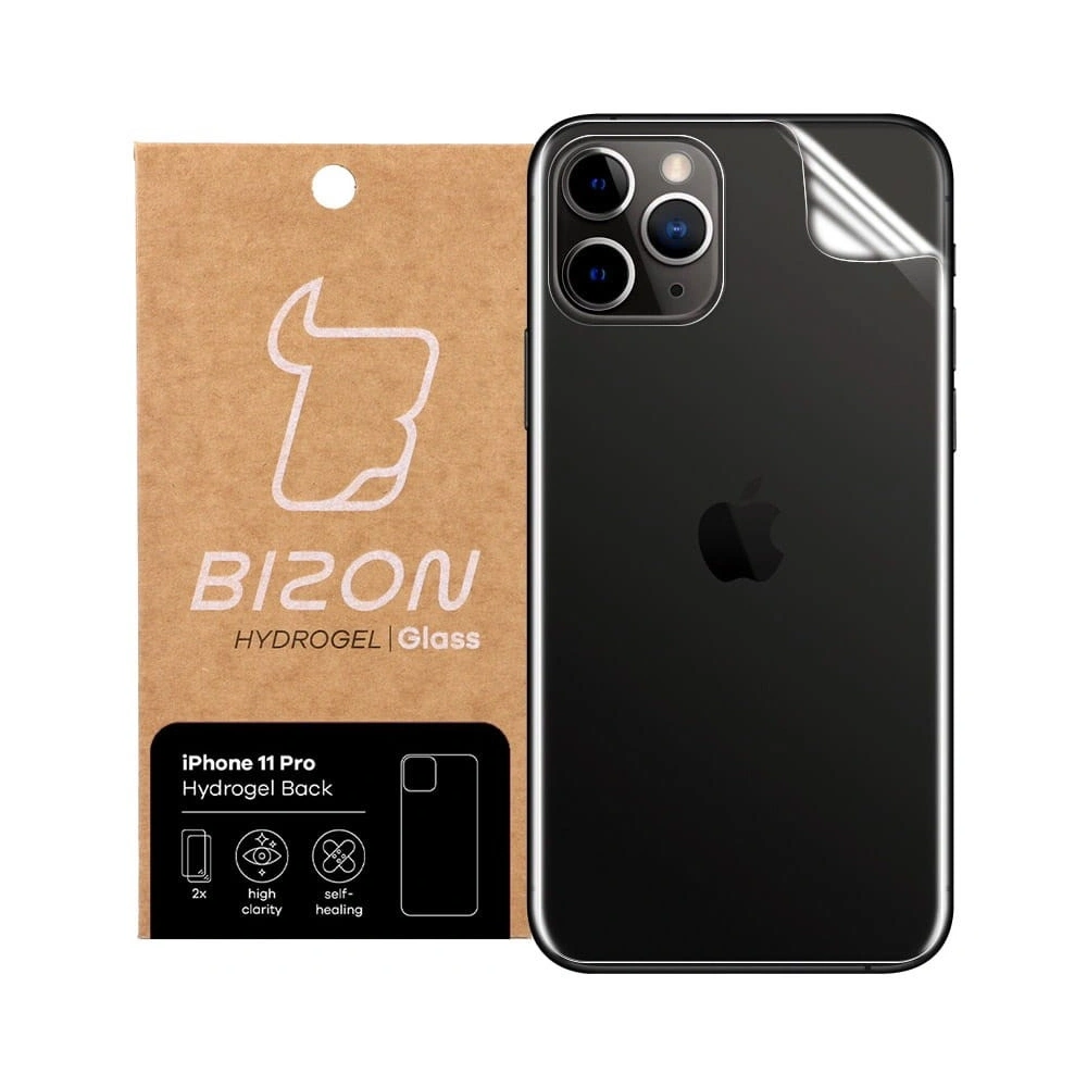 Folia hydrożelowa na tył Bizon Glass Hydrogel Apple iPhone 11 Pro [2 PACK]