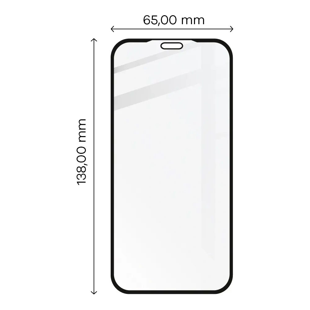 Szkło hartowane Bizon Glass Edge do Apple iPhone 11 Pro / Xs czarne