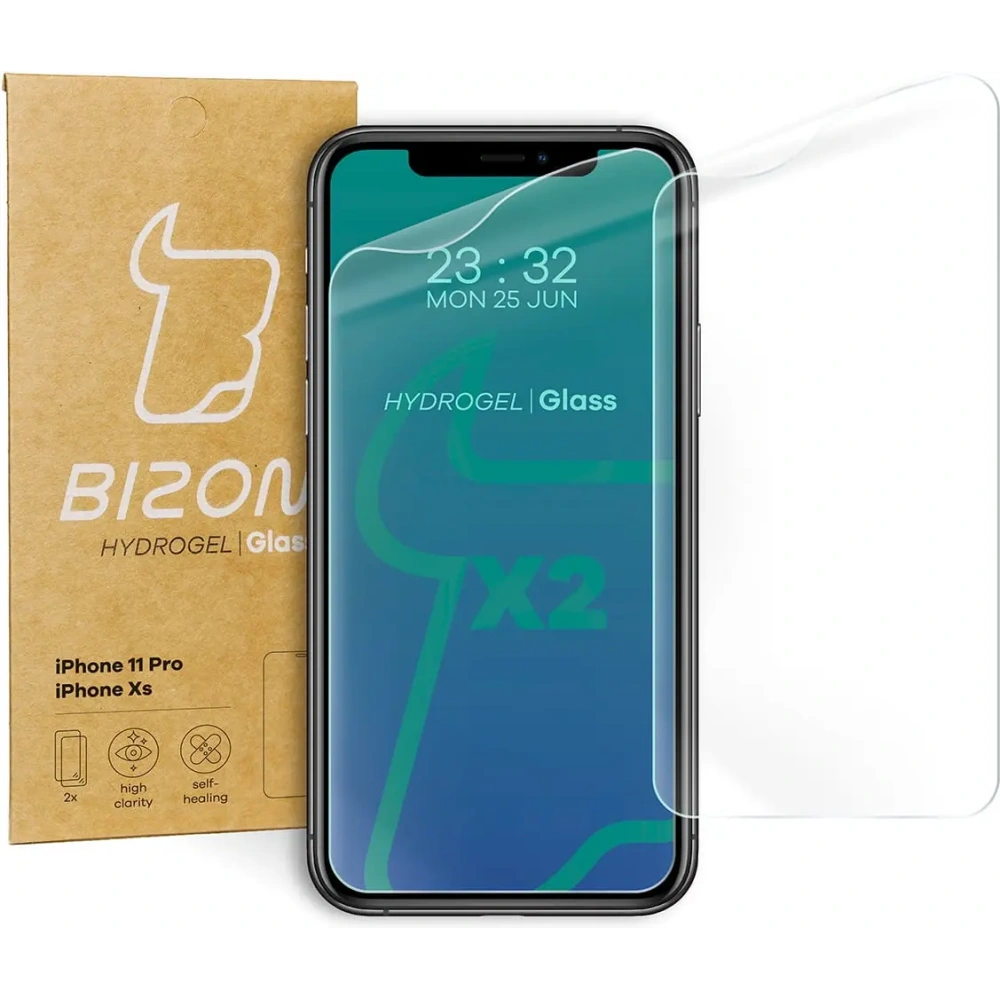 Folia hydrożelowa na ekran Bizon Glass Hydrogel Apple iPhone 11 Pro / Xs [2 PACK]