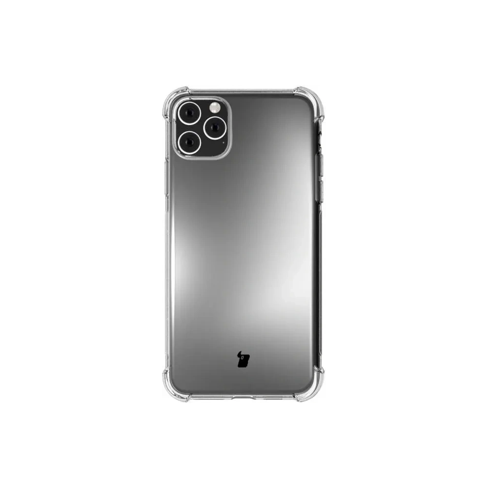 Etui + 2x szkło na ekran + obiektyw Bizon Case Clear Pack do Apple iPhone 11 Pro przezroczyste
