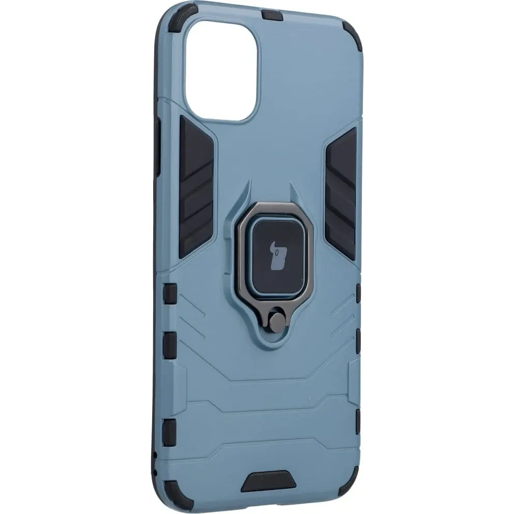 Etui Bizon Case Armor Ring do Apple iPhone 11 Pro Max niebieskie