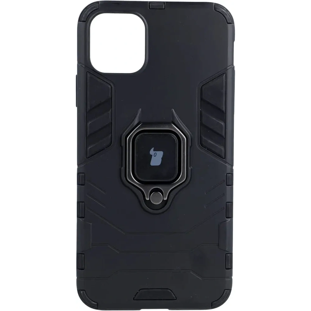 Etui Bizon Case Armor Ring do Apple iPhone 11 Pro Max czarne