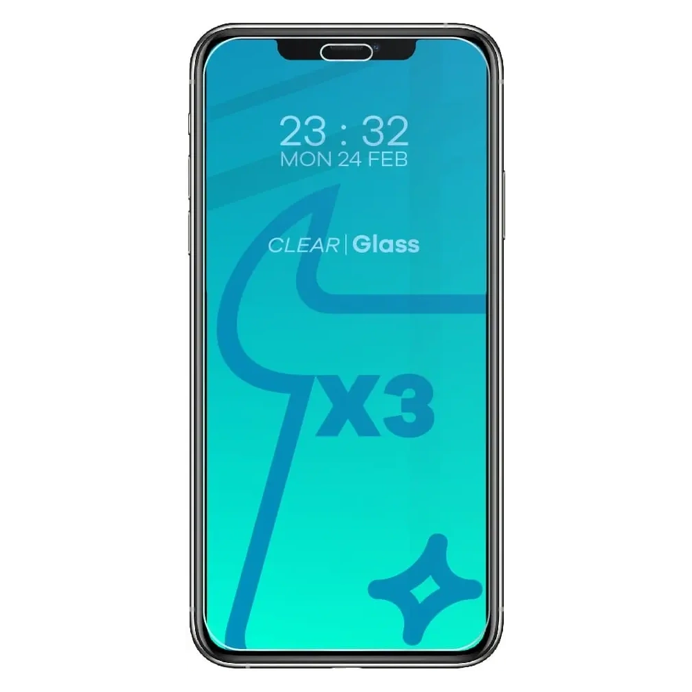 Szkło hartowane Bizon Glass Clear - 3 szt. + obiektyw Apple iPhone 11 Pro Max