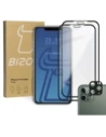 Kup Bizon Glass Edge CF edzett üveg - [2 PACK] + lencsevédő Apple iPhone 11 Pro Max fekete - BIZ109 - {ean13} - Sklep Home Screen