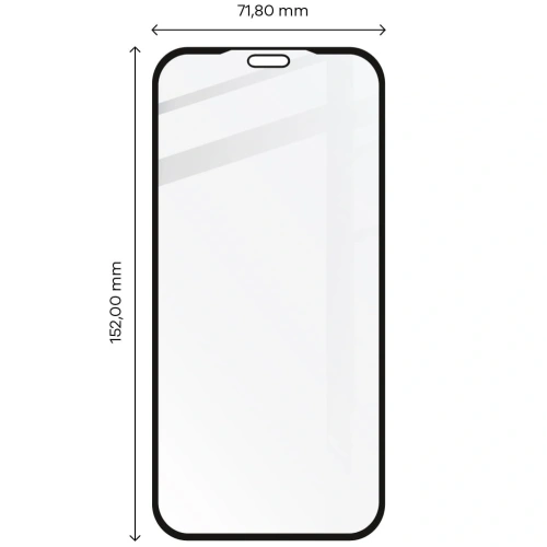 Buy Bizon Glass Edge CF tempered glass - [2 PACK] + lens protection Apple iPhone 11 Pro Max black - BIZ109 - {ean13} - Home Screen Store Europe