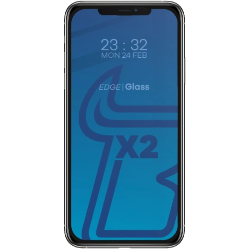 Buy Bizon Glass Edge CF tempered glass - [2 PACK] + lens protection Apple iPhone 11 Pro Max black - BIZ109 - {ean13} - Home Screen Store Europe