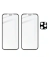Buy Bizon Glass Edge CF tempered glass - [2 PACK] + lens protection Apple iPhone 11 Pro Max black - BIZ109 - {ean13} - Home Screen Store Europe