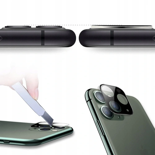 Buy Bizon Glass Edge CF tempered glass - [2 PACK] + lens protection Apple iPhone 11 Pro Max black - BIZ109 - {ean13} - Home Screen Store Europe
