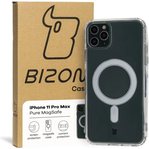 Buy Bizon Case Pure Magnetic Apple iPhone 11 Pro Max clear - BIZ110 - {ean13} - Home Screen Store Europe