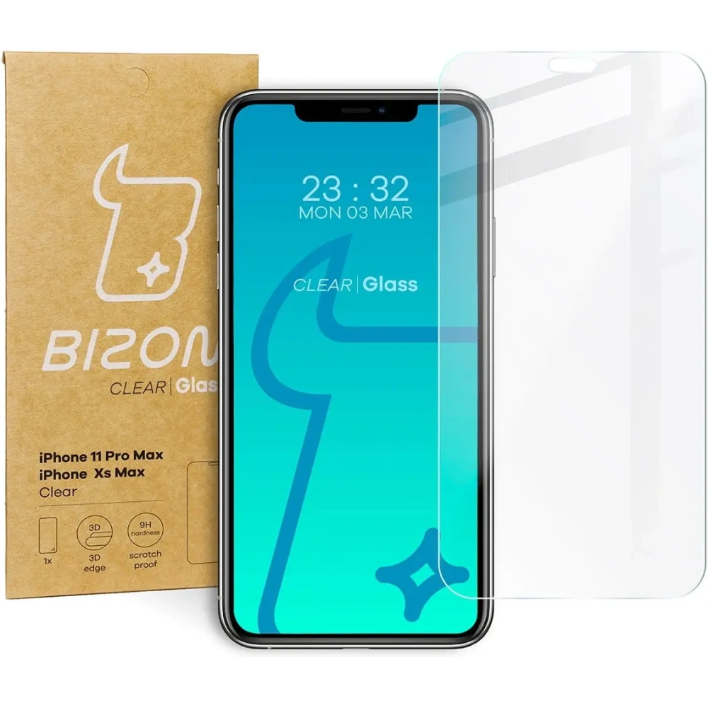Szkło hartowane Bizon Glass Clear do Apple iPhone 11 Pro Max / Xs Max