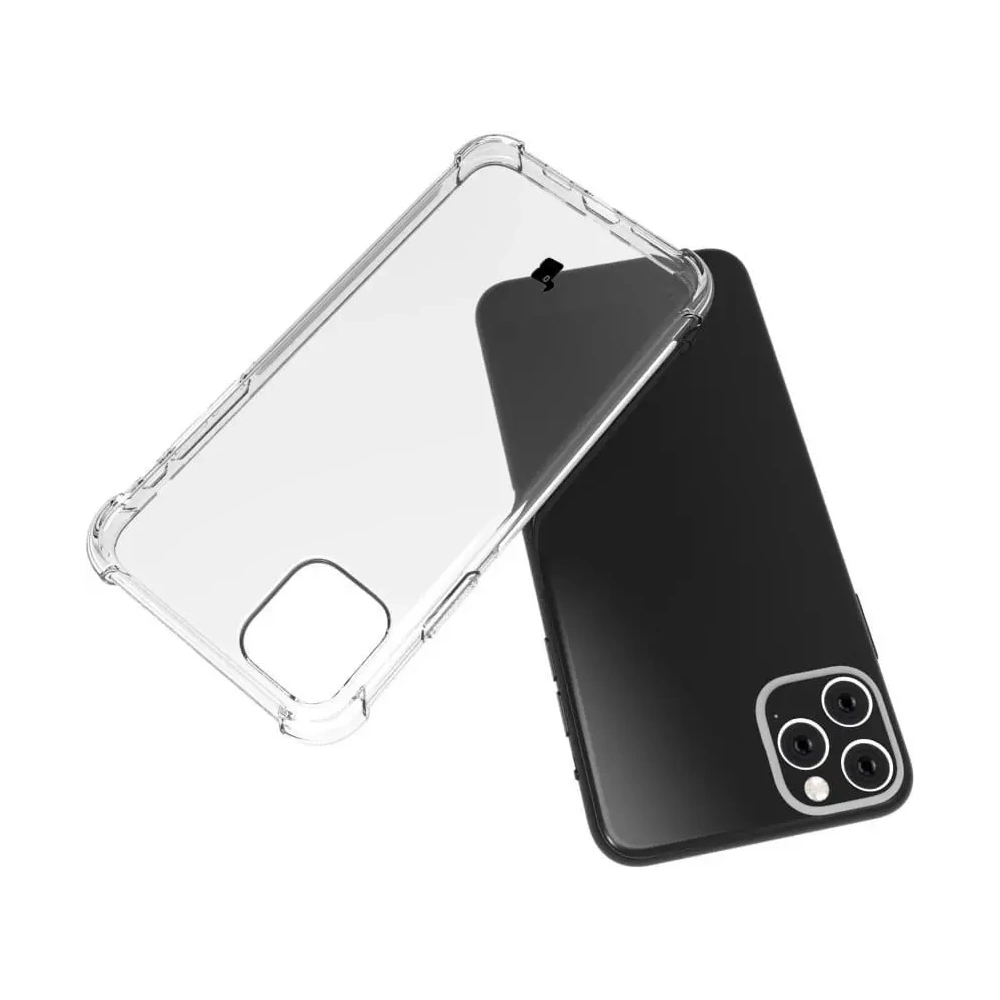 Etui + 2x szkło na ekran + obiektyw Bizon Case Clear Pack do Apple iPhone 11 Pro Max przezroczyste