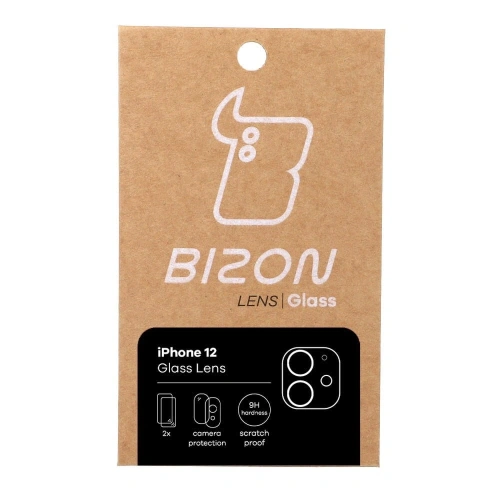 Kup Bizon üveg lencse Apple iPhone 12 [2 CSOMAG] - BIZ116 - {ean13} - Sklep Home Screen