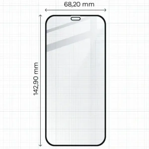 Kup Szkło hartowane Bizon Glass Edge CF - [2 PACK] + ochrona na obiektyw Apple iPhone 12 czarne - BIZ117 - {ean13} - Sklep Home Screen