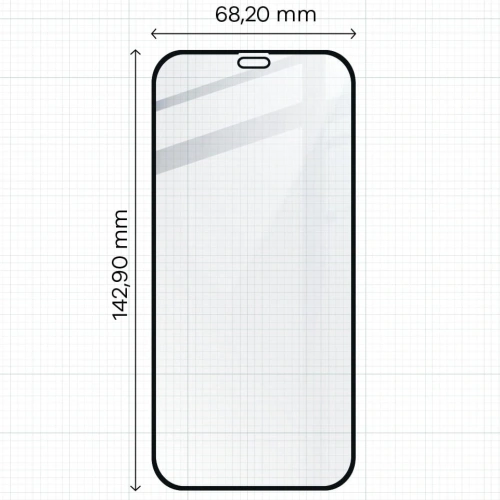 Kup Bizon Glass Edge CF edzett üveg - [2 Csomag] + lencsevédő Apple iPhone 12 fekete - BIZ117 - {ean13} - Sklep Home Screen