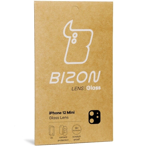 Kup Bizon üveg lencse Apple iPhone 12 Mini [2 CSOMAG] - BIZ118 - {ean13} - Sklep Home Screen