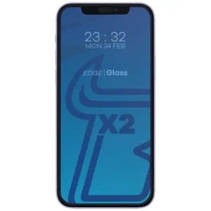 Kup Bizon Glass Edge CF gehärtetes Glas - [2 PACK] + Linsenschutz Apple iPhone 12 Mini schwarz - BIZ119 - {ean13} - Sklep Home Screen
