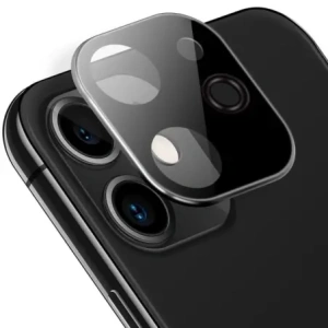 Kup Bizon Glass Edge CF gehärtetes Glas - [2 PACK] + Linsenschutz Apple iPhone 12 Mini schwarz - BIZ119 - {ean13} - Sklep Home Screen